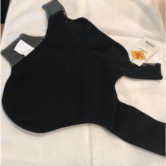 COPY - Plaid Dog Jacket- Brand new never been worn !! Great Deal !! Size 14” - Picture 2 of 7